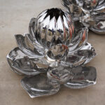 lotus flower garden sculpture