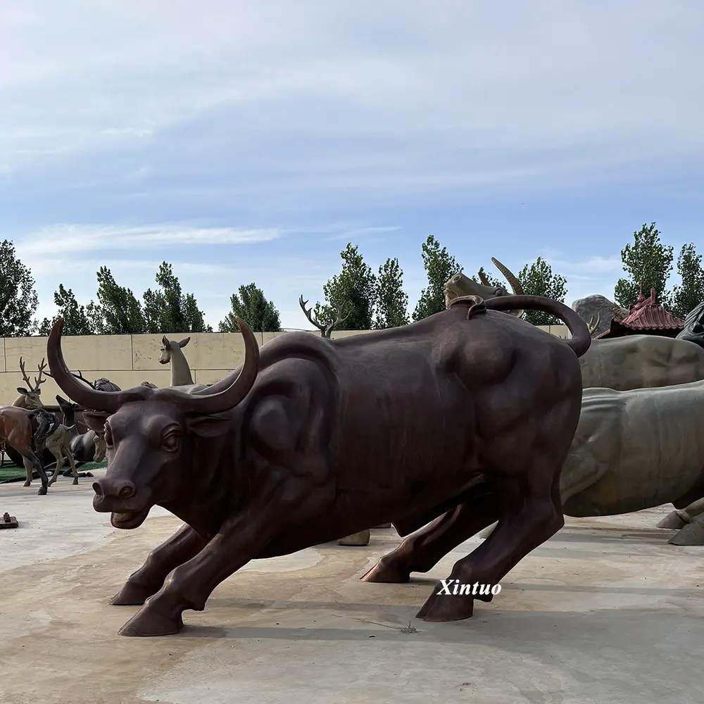 Life Size Bull Sculpture
