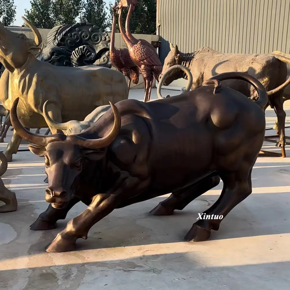 Life Size Bull Sculpture