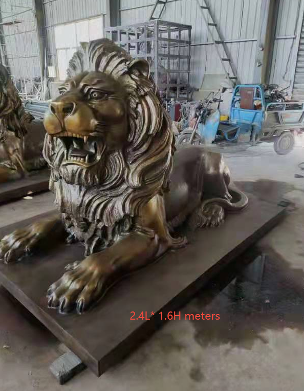 Lion Statue House Entrance