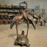 Crane on Turtle Statue