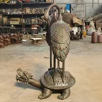 Crane on Turtle Statue
