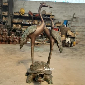 Crane on Turtle Statue