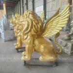 Winged Lion Sculpture