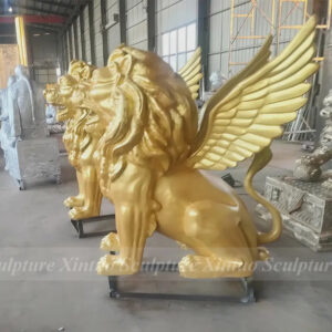 Winged Lion Sculpture