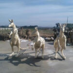 bronze kangaroo Sculpture