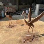 Outdoor Crane Statues