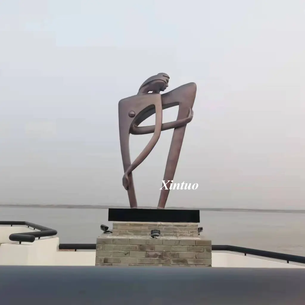 Abstract Metal Garden Sculptures
