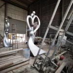 Lovers Embrace Sculpture