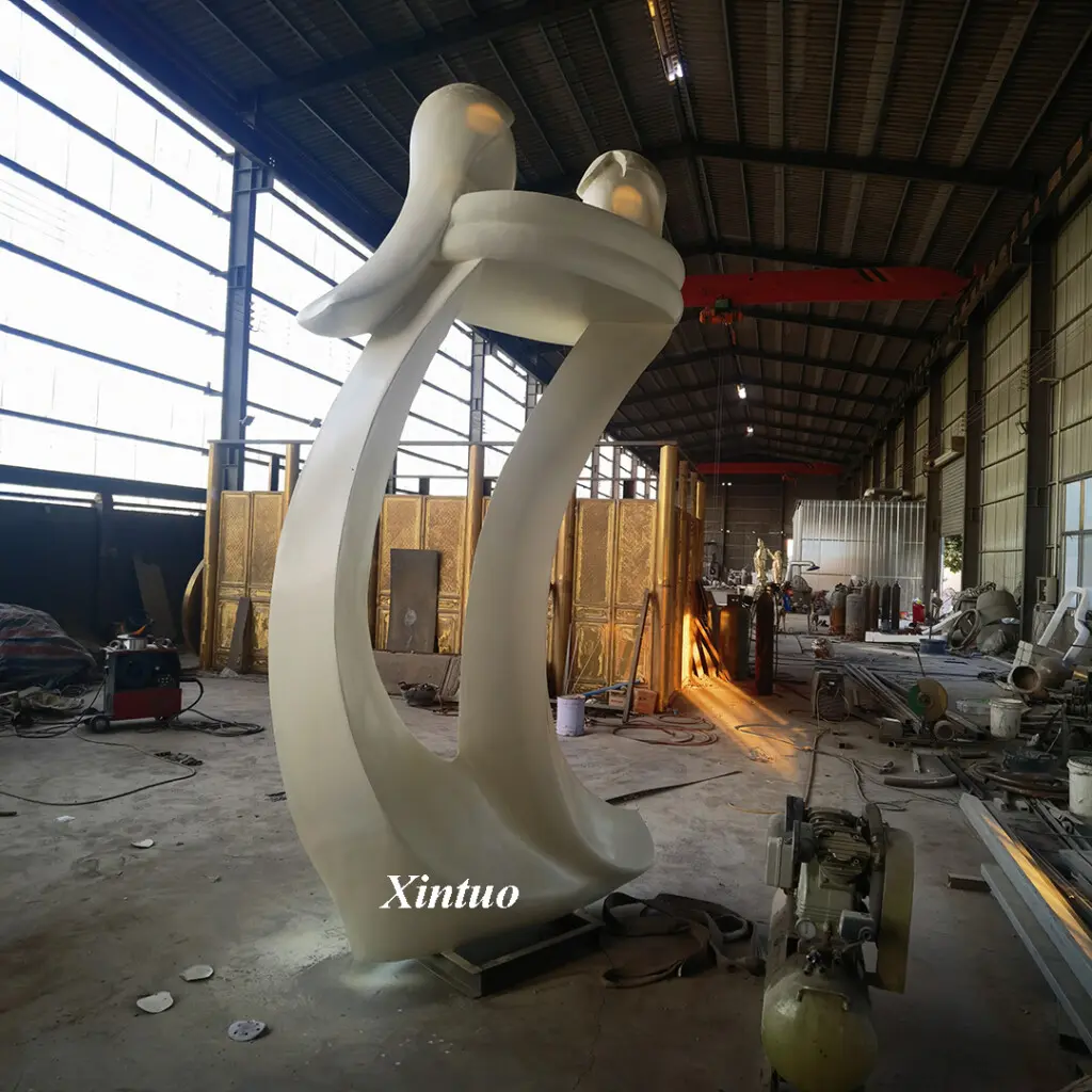 Outdoor Abstract Metal Sculpture