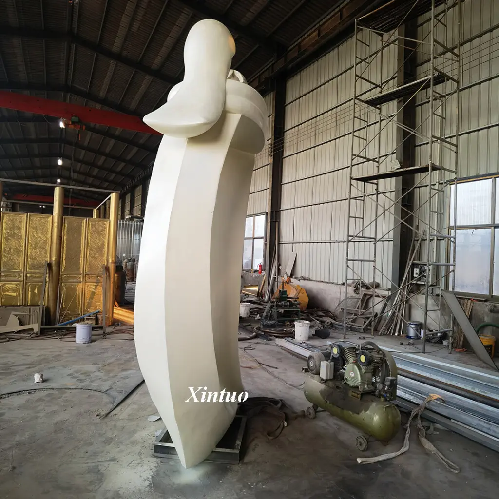 Outdoor Abstract Metal Sculpture