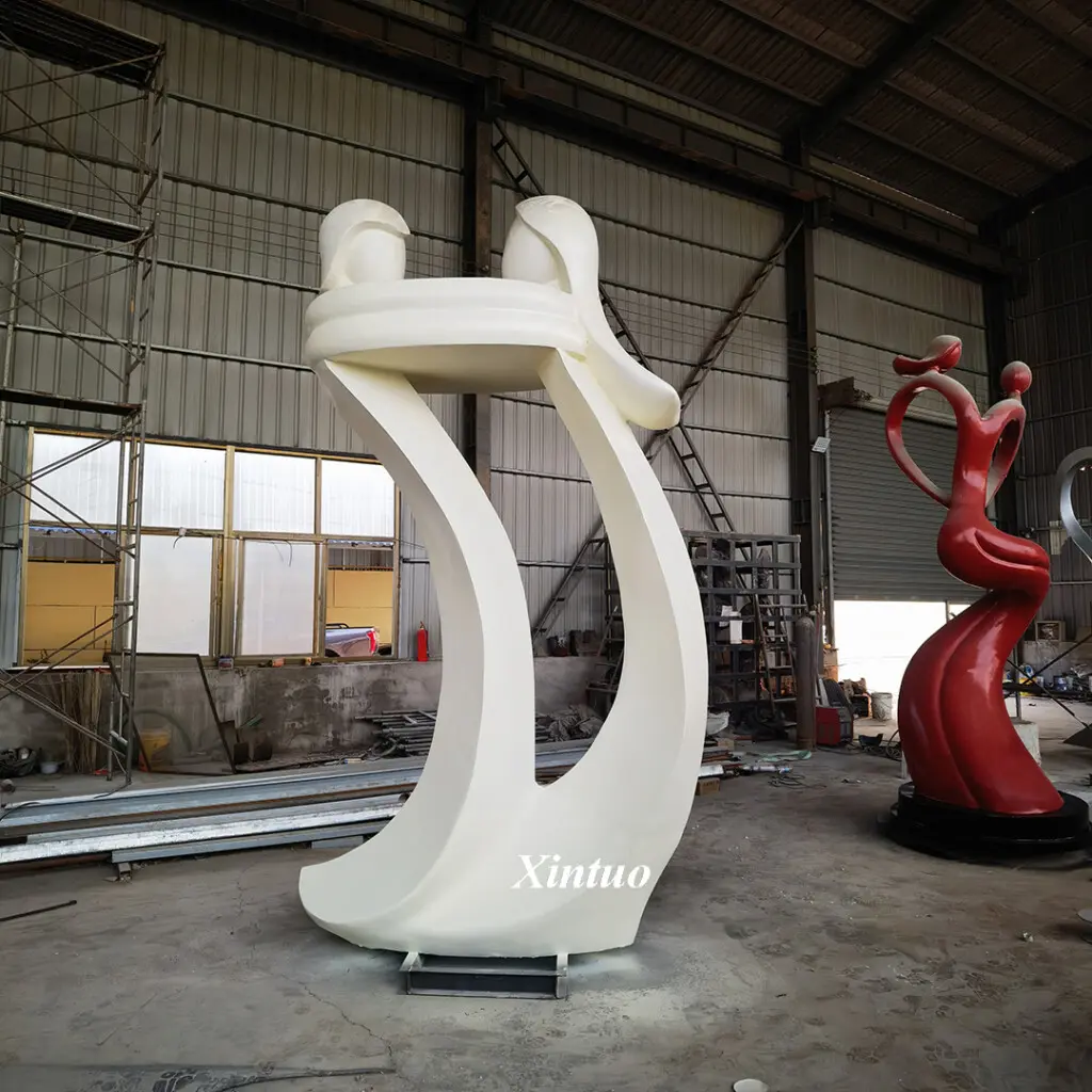 Outdoor Abstract Metal Sculpture