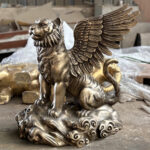 tiger with wings statue