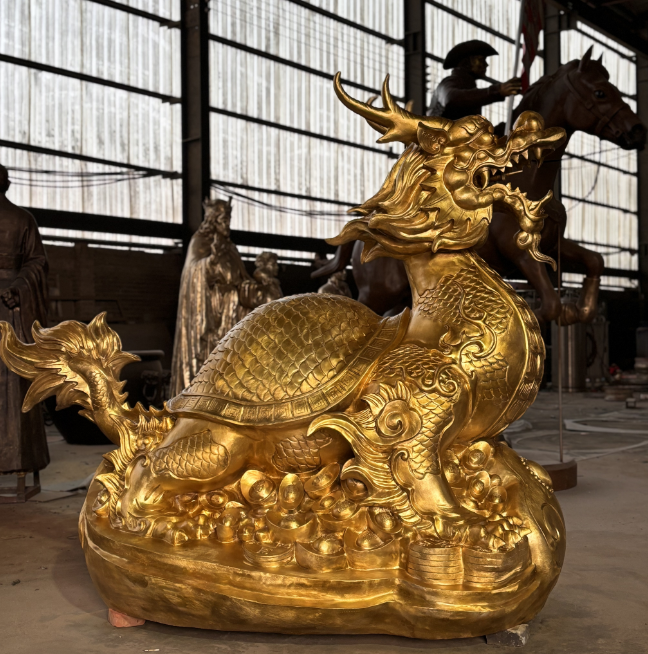 dragon turtle statue