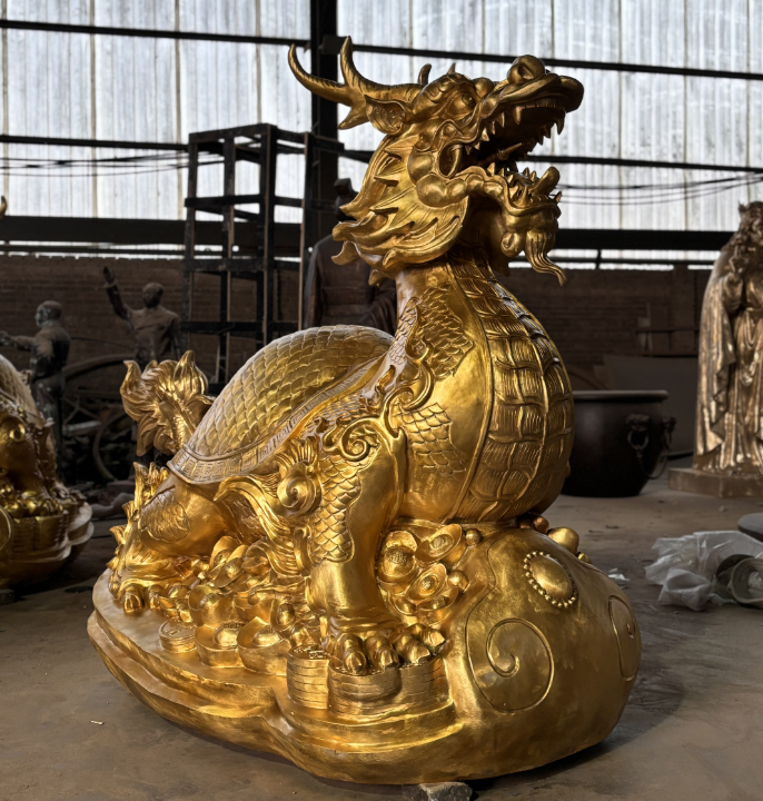 dragon turtle statue