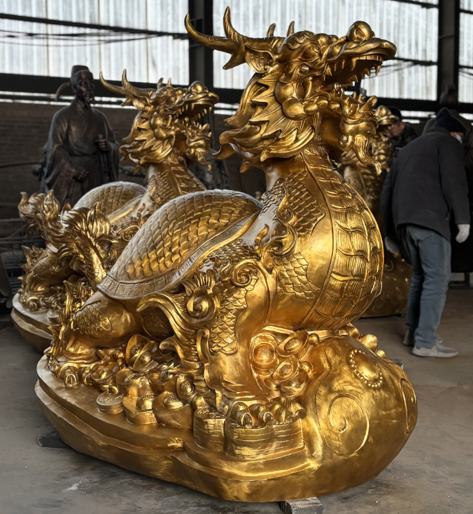dragon turtle statue