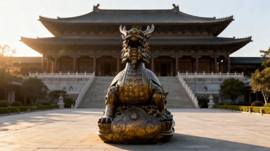 Dragon Turtle Statue