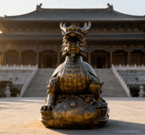 dragon turtle statue