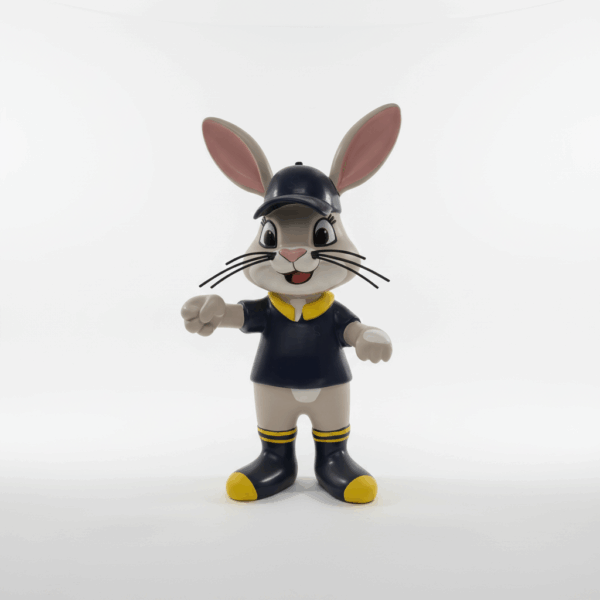 fiberglass rabbit statue