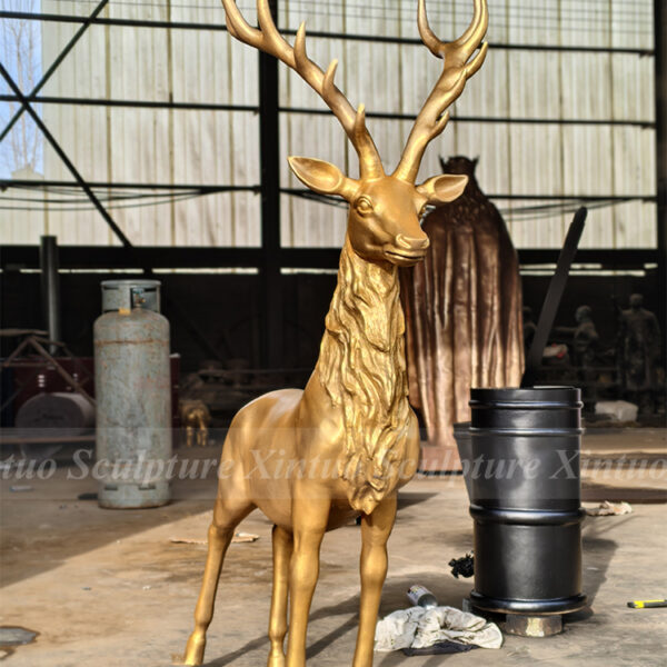life size outdoor deer statues