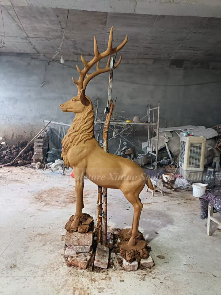 life size outdoor deer statues