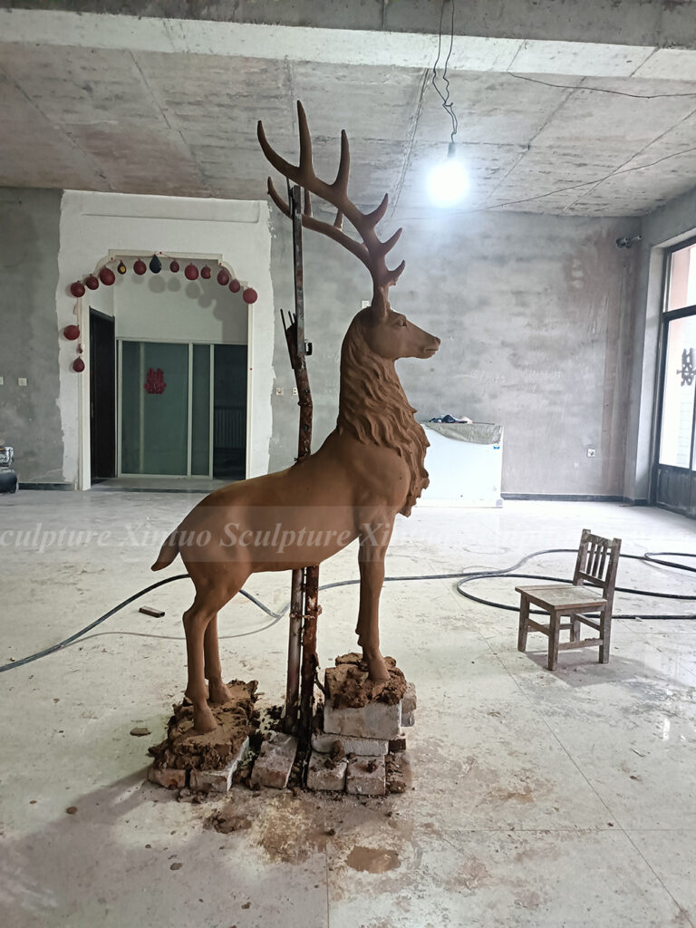 life size outdoor deer statues