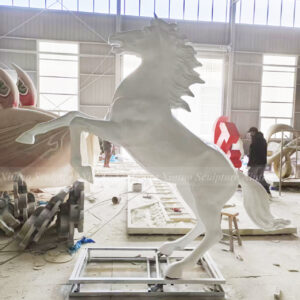 Life Size Fiberglass Horse Statue