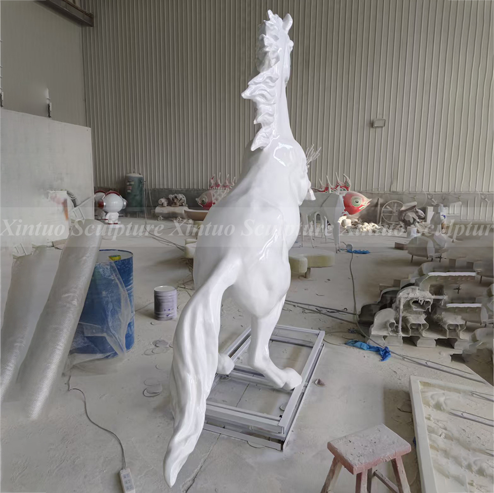 Life Size Fiberglass Horse Statue