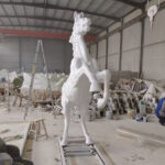 Life Size Fiberglass Horse Statue
