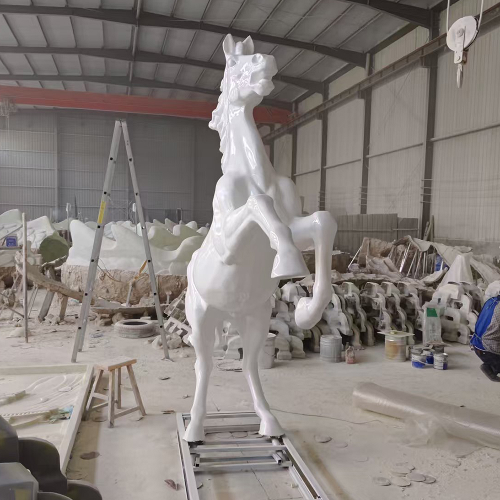 Life Size Fiberglass Horse Statue