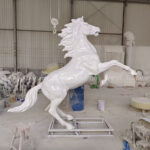 Life Size Fiberglass Horse Statue
