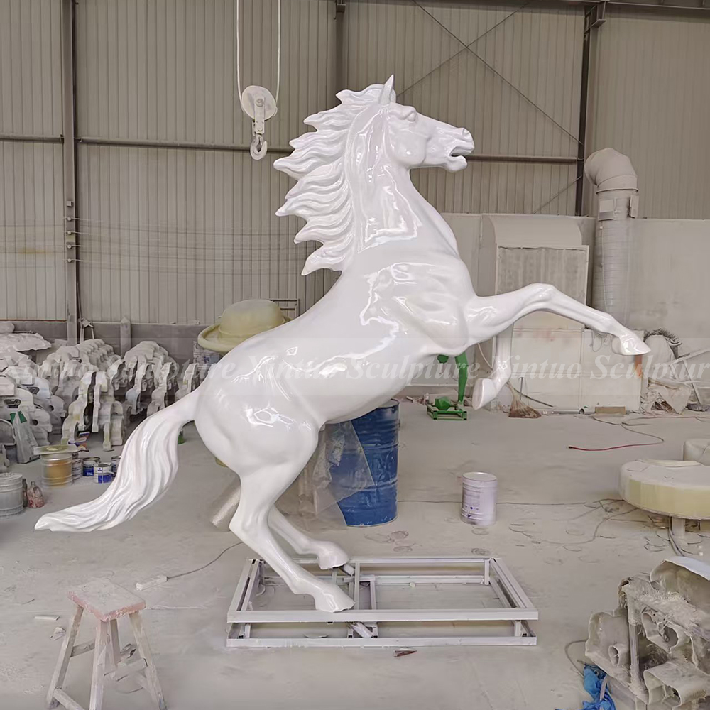 Life Size Fiberglass Horse Statue