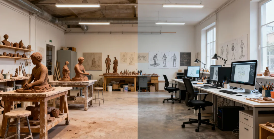 bronze statue process