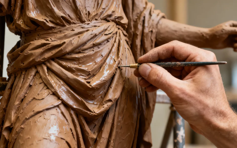 bronze statue process