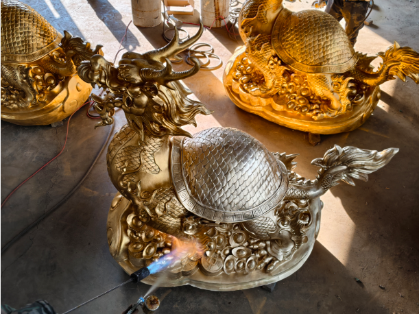 bronze statue process