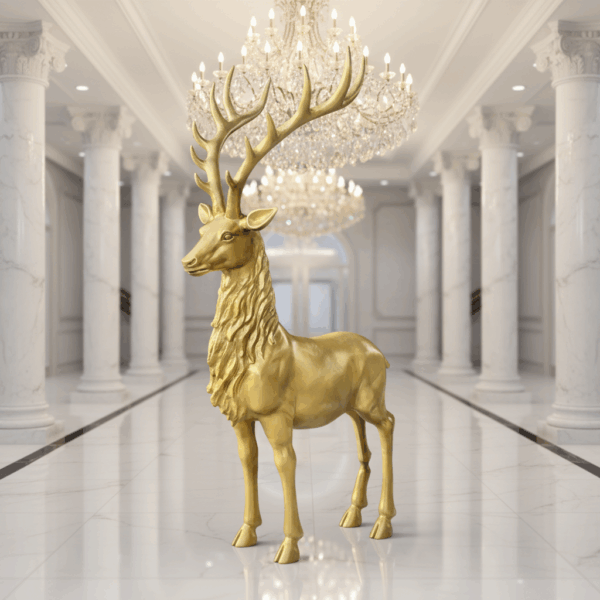 life size outdoor deer statues