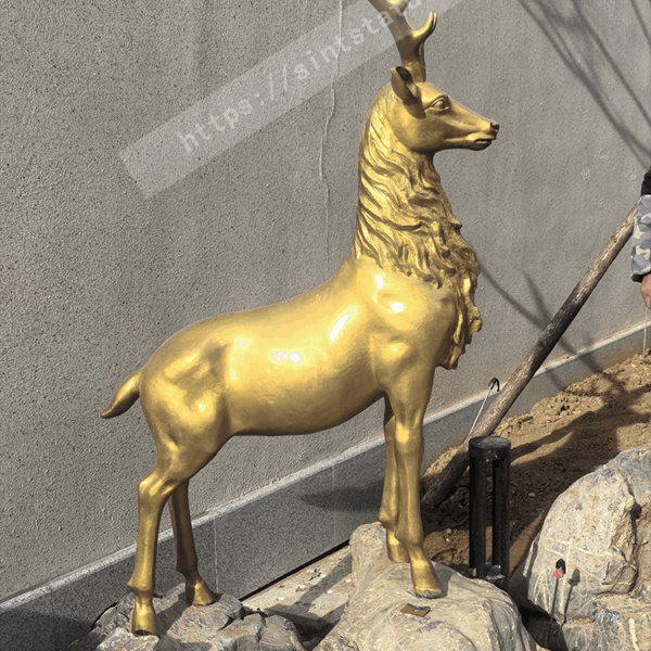 life size outdoor deer statues