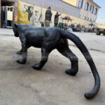 black cougar statue