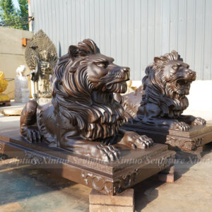 Bronze Lion Statue for Sale