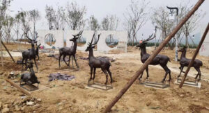 outdoor deer statues for sale
