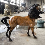 1.2 meter bronze horse statue decorative garden sculpture