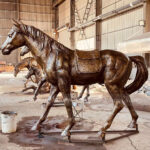 life size horse statue