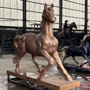 Bronze Running Horse Statue