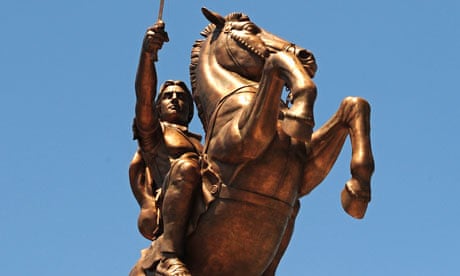 historic equestrian statue
