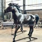 Large Bronze Running Horse Statues