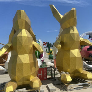Standing Rabbit Statue