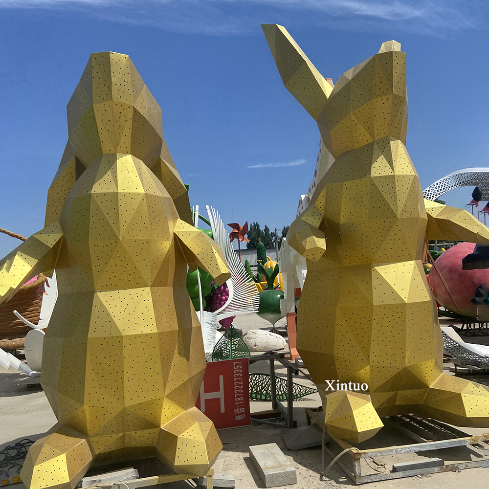 Standing Rabbit Statue