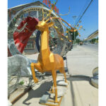 decorative deer statue