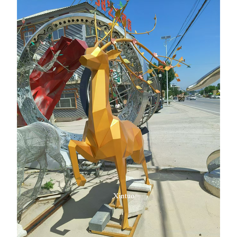 decorative deer statue