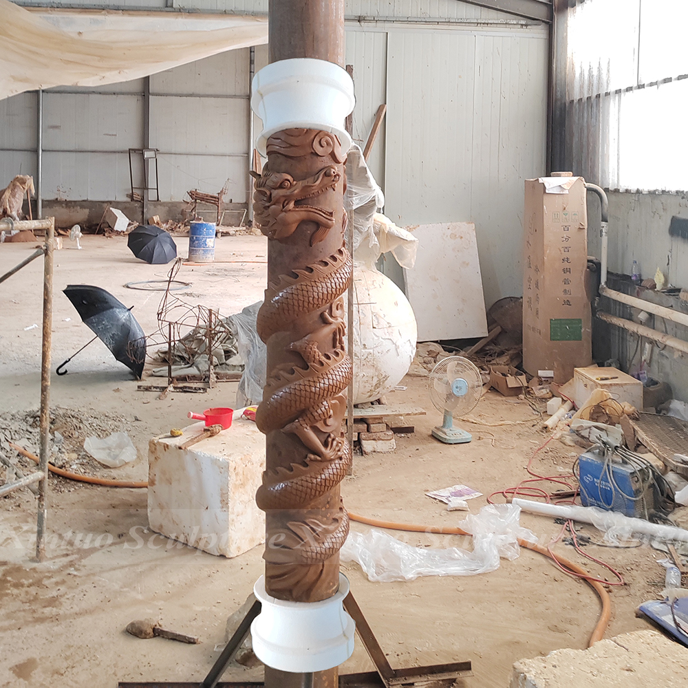 Chinese Dragon Column
